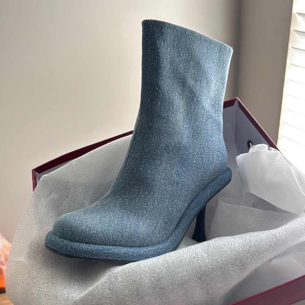 Stylish Denim Ankle Boots